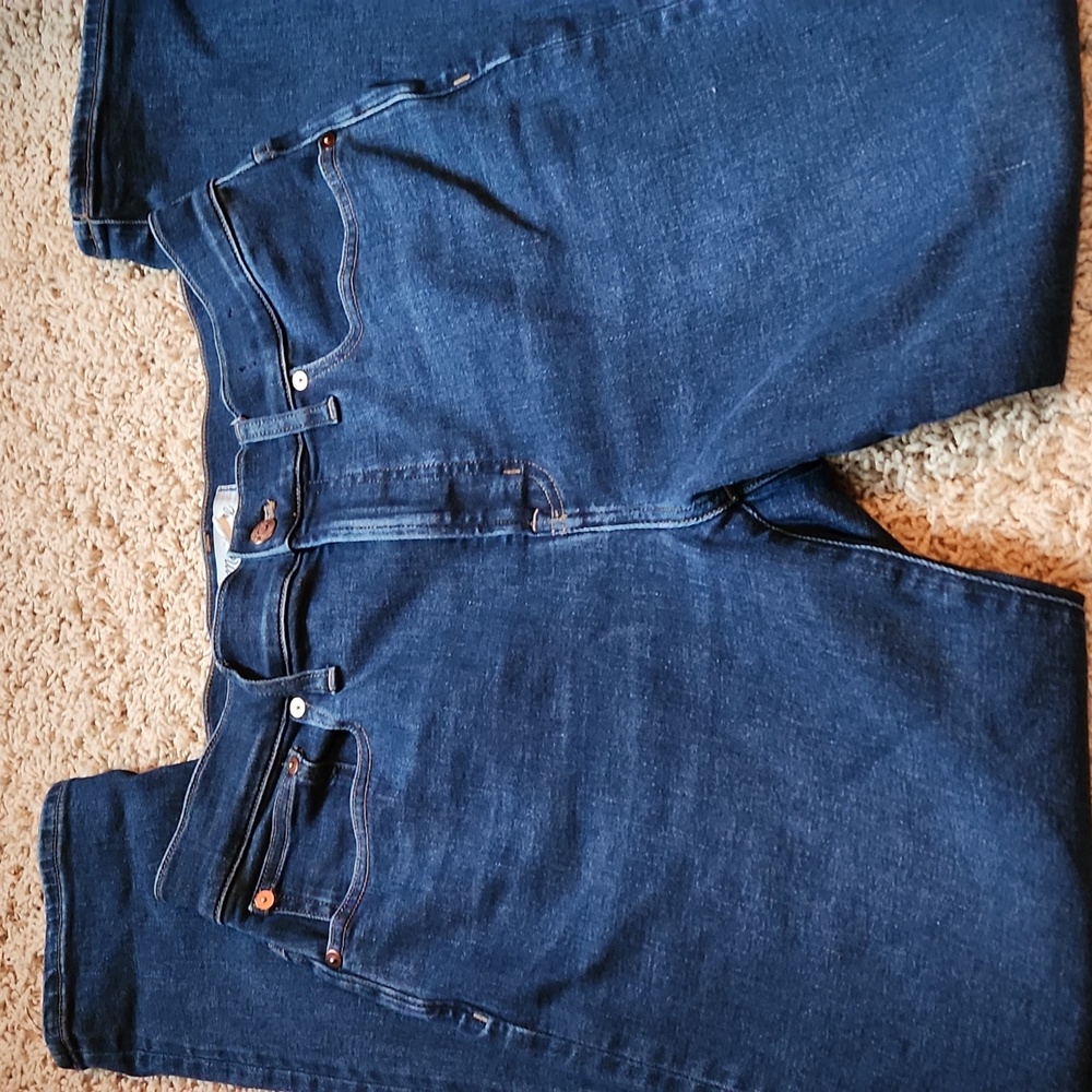 Madewell Dark Blue Slim High Waisted Jeans Womans Size 29 - Picture 4 of 9